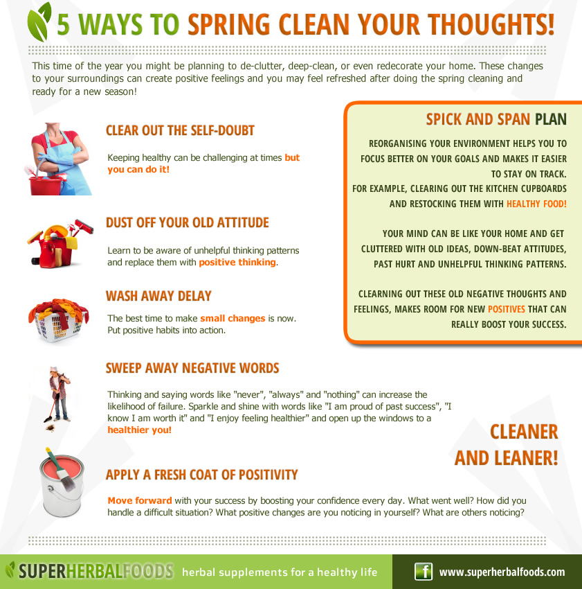 5 Ways to Spring Clean your Thoughts